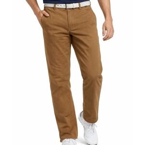 Linksoul Boardwalker Golf Pants Mens 38 Brown Chino 5-Pocket Performance Stretch